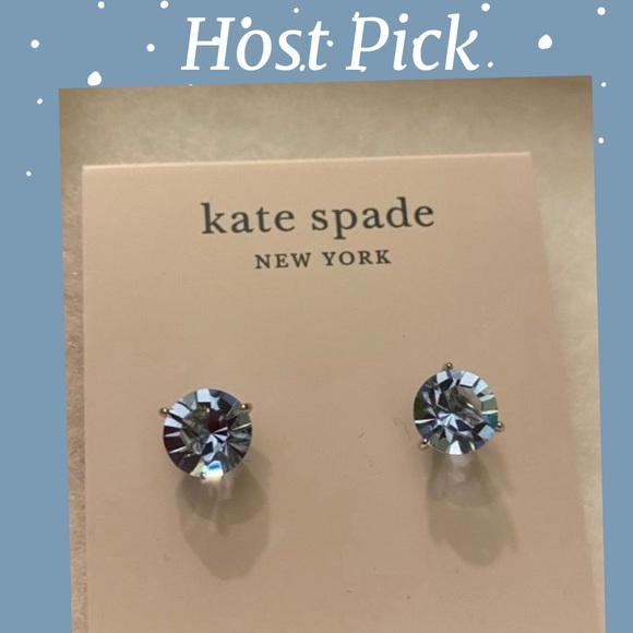 โค๏ธ Kate Spade Brilliant Statements tri-prong studs